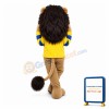 Brave African Lion Mascot Costume