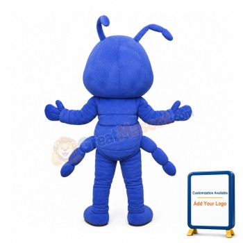 Adult Cartoon Purple Ant Mascot Adult Costume