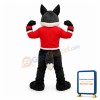 Power Wolf Mascot Adult Costume