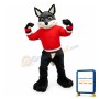 Power Wolf Mascot Adult Costume