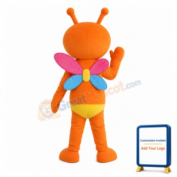 Cute Cartoon Honeybee Mascot Adult Costume
