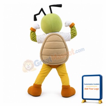 Lively Cartoon Little Bug Mascot Adult Costume