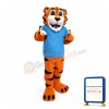 Friendly Tiger Mascot Adult Costume