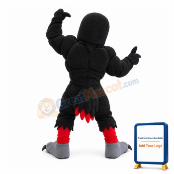 Power Raven Mascot Adult Costume