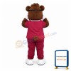 Cute Brown Bear Doctor Mascot Costume