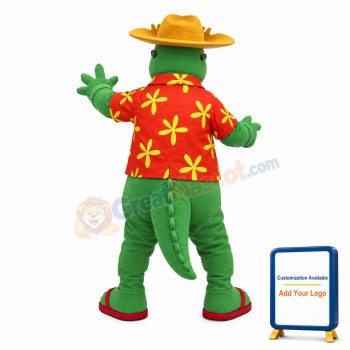 Cool Alligator Mascot Adult Costume