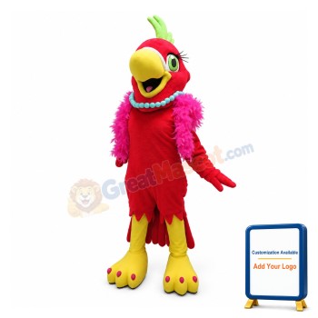 Sexy Polly Parrot Mascot Costume