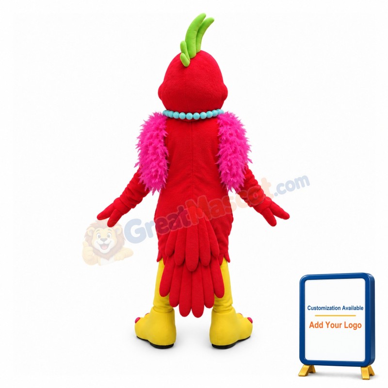 Sexy Polly Parrot Mascot Costume