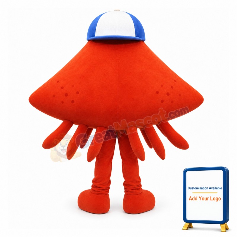 Cute Cartoon Red Crab Lightweight Mascot Costume