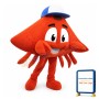 Cute Cartoon Red Crab Lightweight Mascot Costume