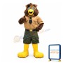 Surprised Ollie The Owl Mascot Costume