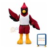 Cardinal Bird High School Mascot Adult Costume