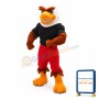 Smiling Power Eagle Mascot Adult Costume