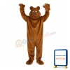 Lovely Brown Bear Mascot Adult Costume