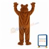 Lovely Brown Bear Mascot Adult Costume