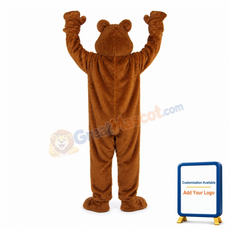 Lovely Brown Bear Mascot Adult Costume