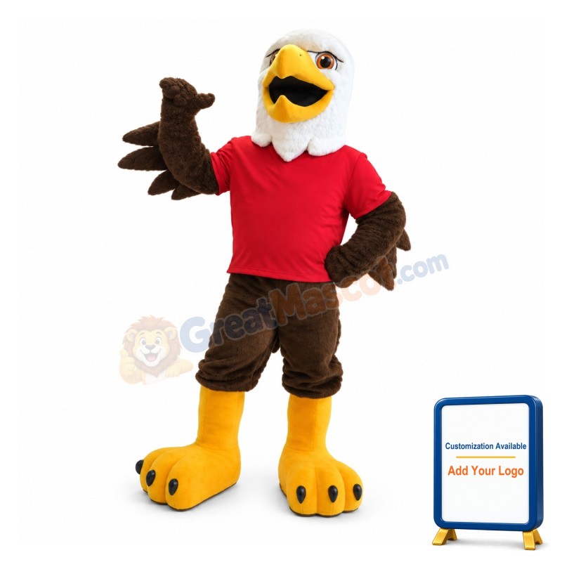 Power Eagle Mascot Adult Costume