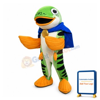 Zoo Salmon Mascot Adult Costume