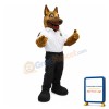College Power German Shepherd Dog Mascot Costume
