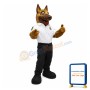 College Power German Shepherd Dog Mascot Costume
