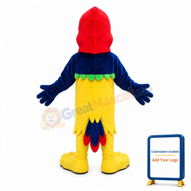 Colorful Parrot Mascot Adult Costume