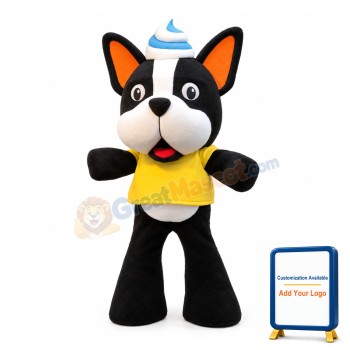 Cute Cartoon French Bulldog Mascot Adult Costume