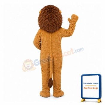Brown Mane Lion Mascot Costume
