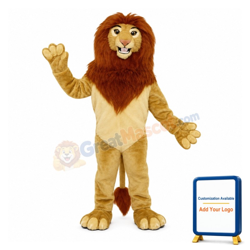 Beautiful Lion Animal Mascot Costume