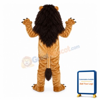 African Lion Animal Mascot Adult Costume