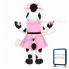 Cute Cartoon Cow Girl Mascot Costume