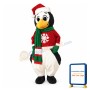 Cute Cartoon Christmas Penguin Mascot Adult Costume