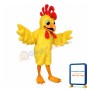 Lovely Yellow Rooster Mascot Costume