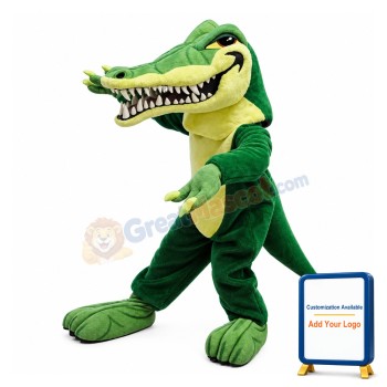 Advanced Custom Green Crocodile Mascot Costume