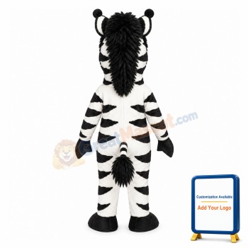 Cute Zebra Animal Mascot Costume