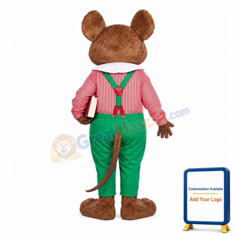 Rat Scholar Mascot Costume