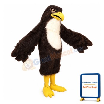 Black Falcon Animal Mascot Costume