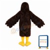 Black Falcon Animal Mascot Costume