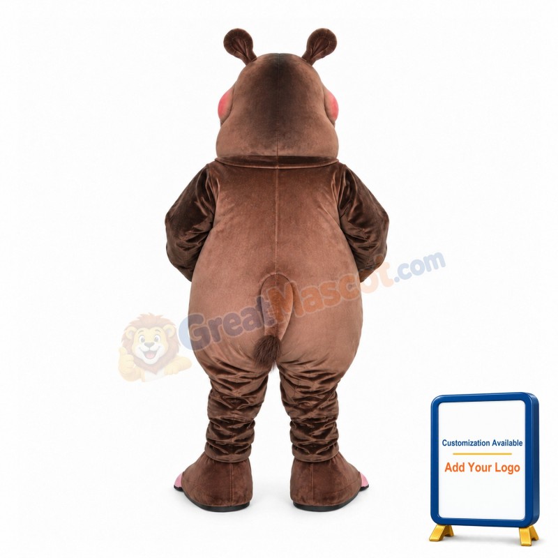 Hippo Animal Mascot Costume