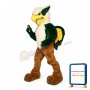 Angry Green Hippogriff Mascot Costume Cartoon Character