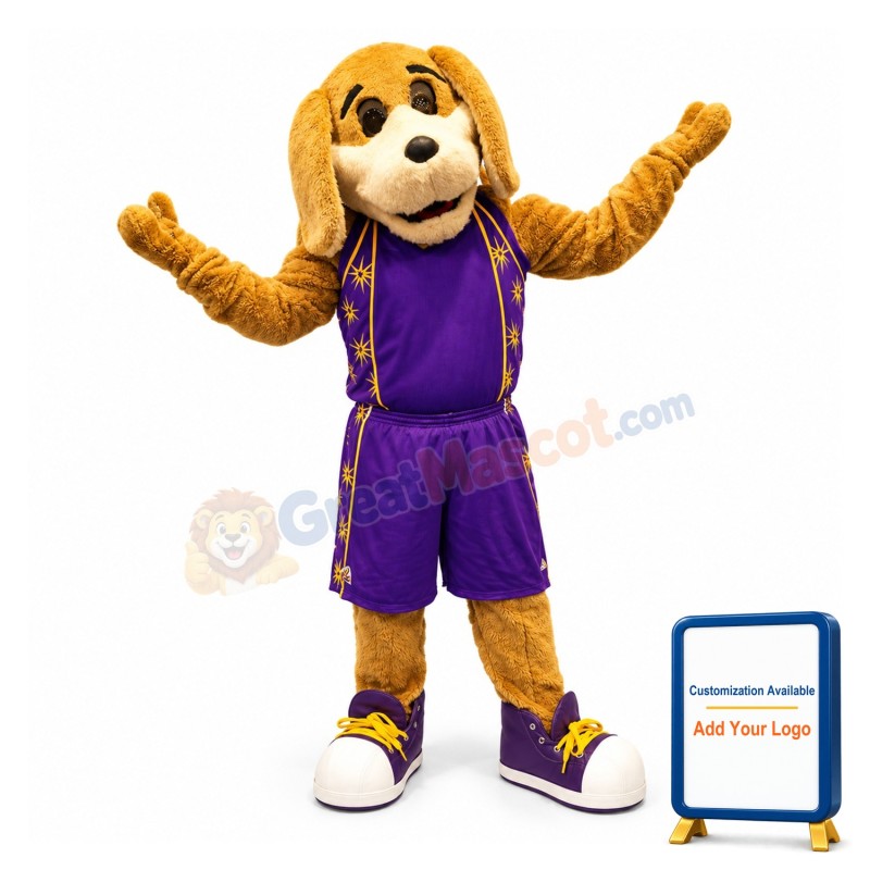Sports Basketball Team Dog Mascot Costume