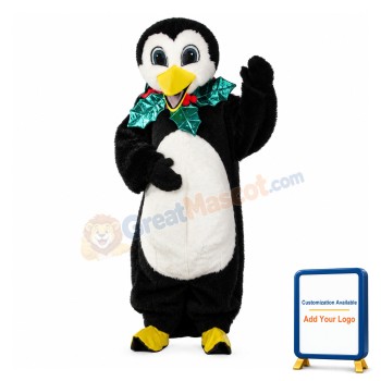 Christmas Penguin Mascot Adult Costume