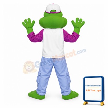 Hip-hop Frog Mascot Adult Costume