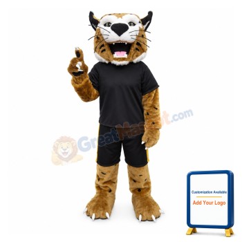 University Boomer The Bobcat Mascot Costume