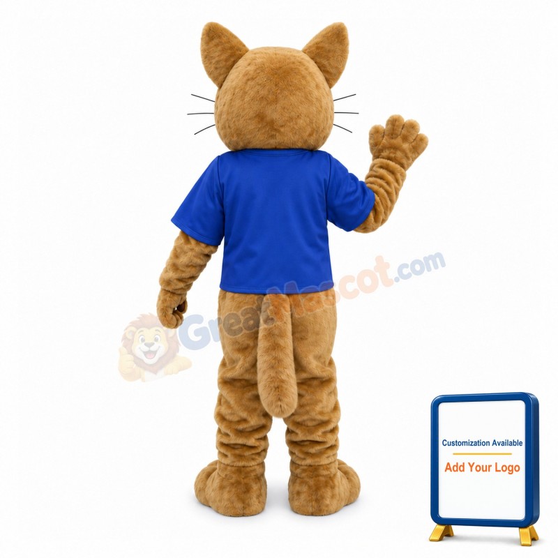 College Wildcat Mascot Adult Costume