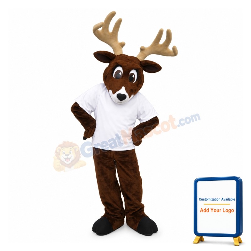 Whitetail Deer Mascot Costume
