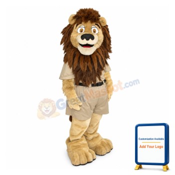 Lovely Lion Zookeeper Mascot Costume