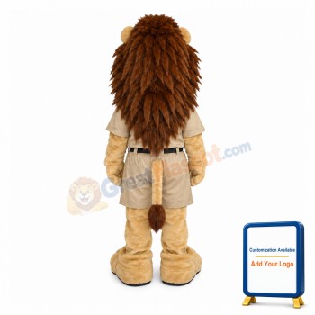 Lovely Lion Zookeeper Mascot Costume