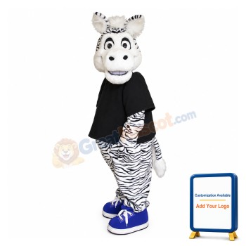 Lovely Zebra Mascot Costume