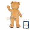 Curly Teddy Bear Mascot Adult Costume