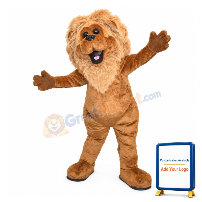 Roaring Lion Lightweight Mascot Costume